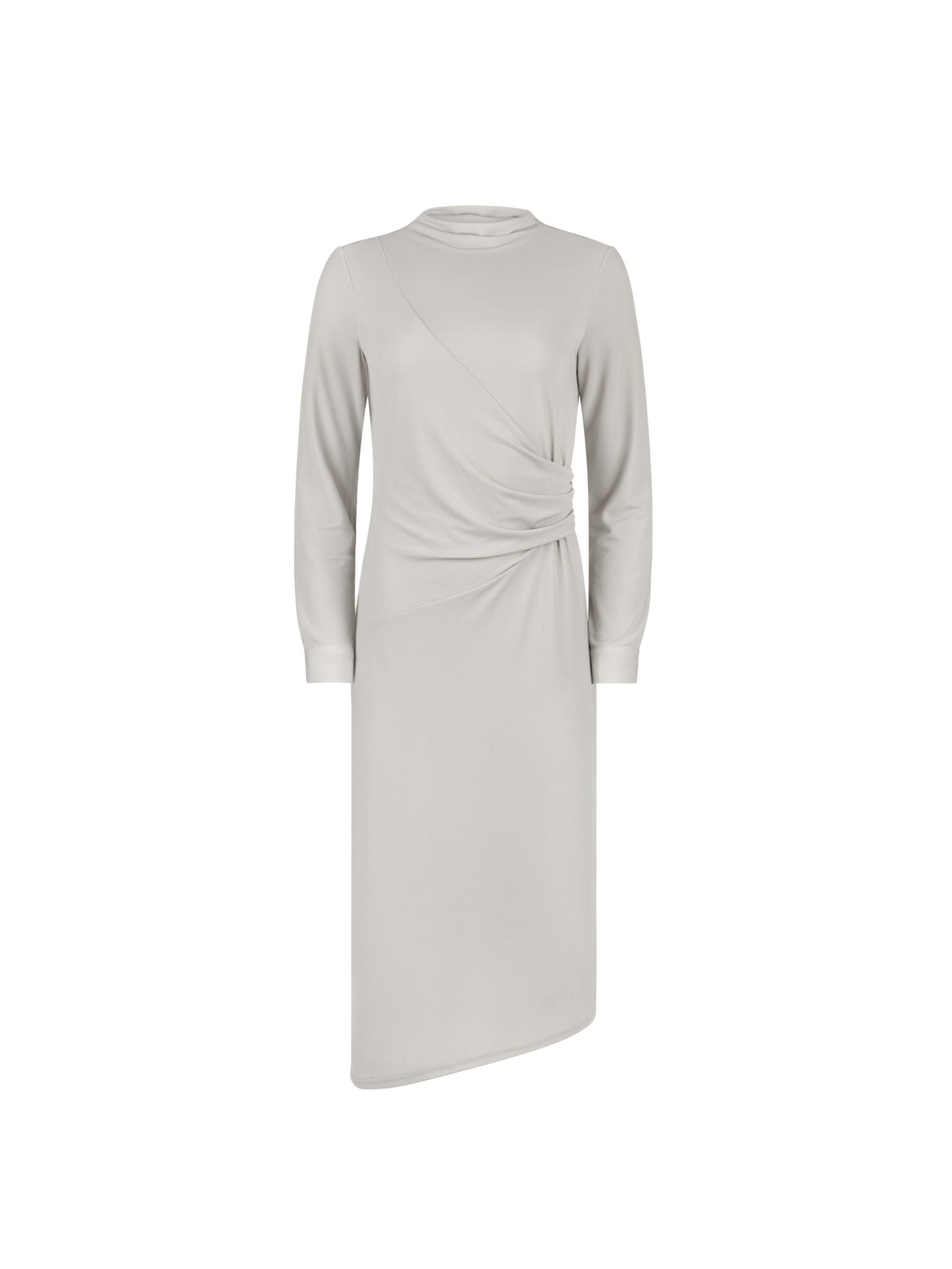 Cinched Asymmetrical Dress XX-Large / Mist