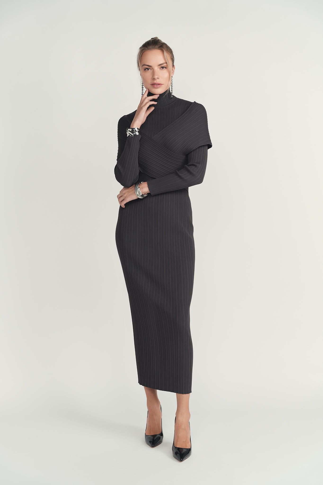 maxi dress suit Crisscross Knit Maxi Dress Small