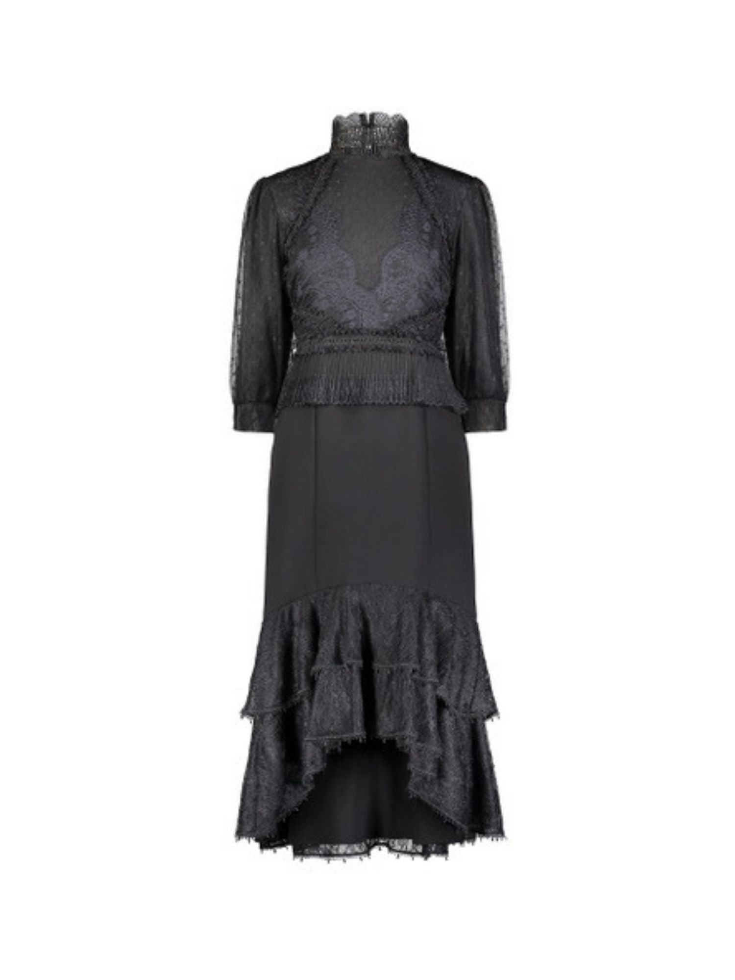 Lace Hi-Lo Dress X-Small Lace Hi-Lo Dress X-Small