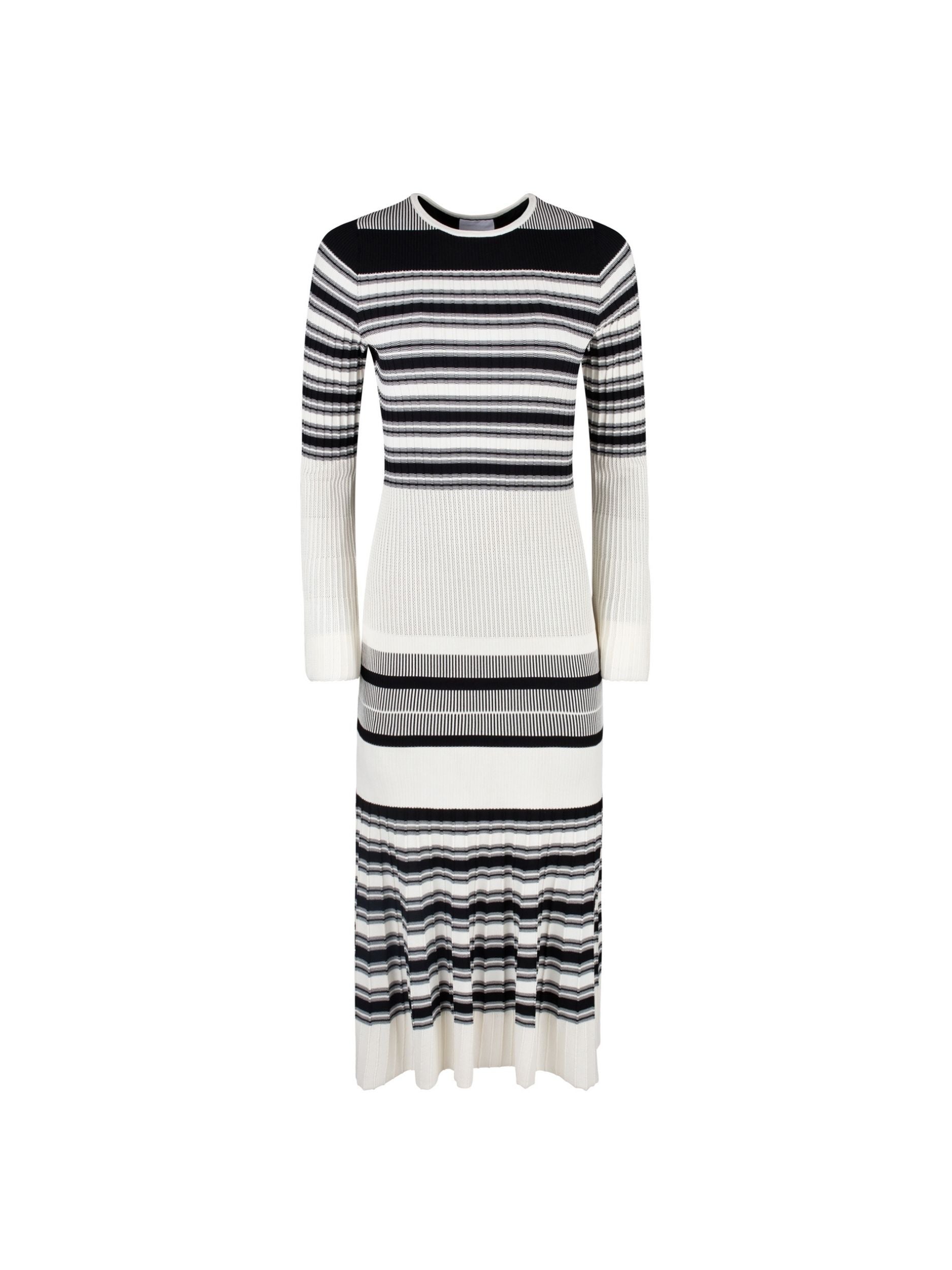 Black and White Knit Dress Medium
