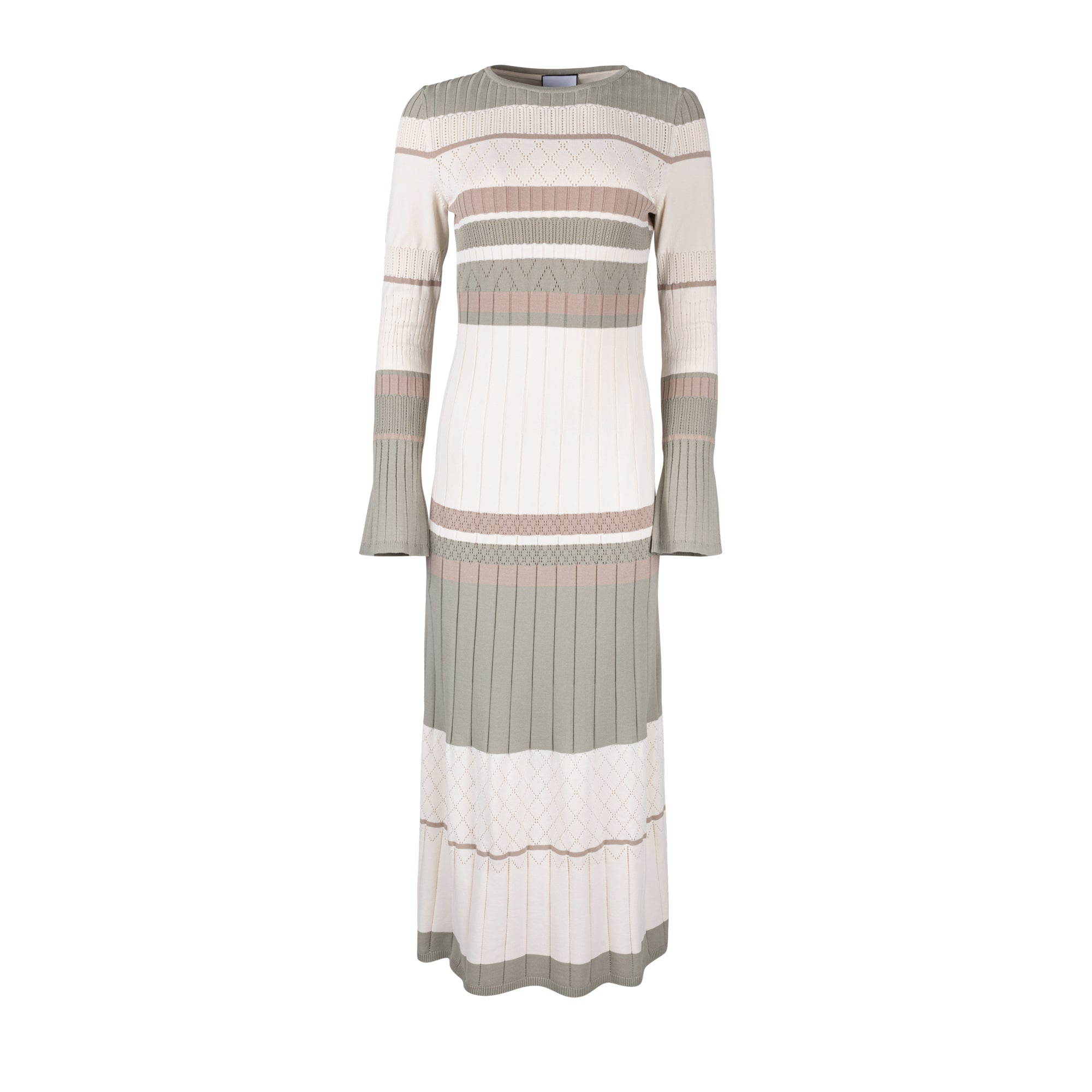 Chromatic Knit Dress - Desert