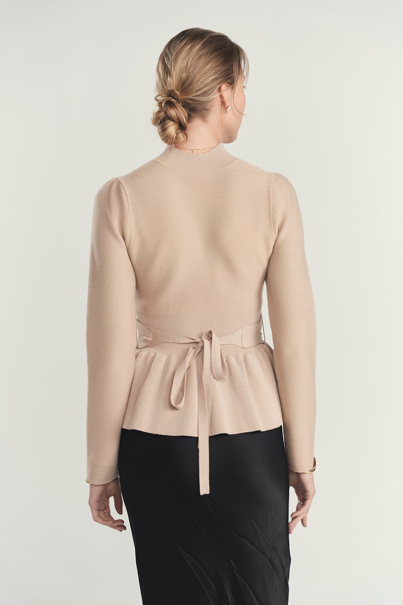 Shimmer Peplum Sweater