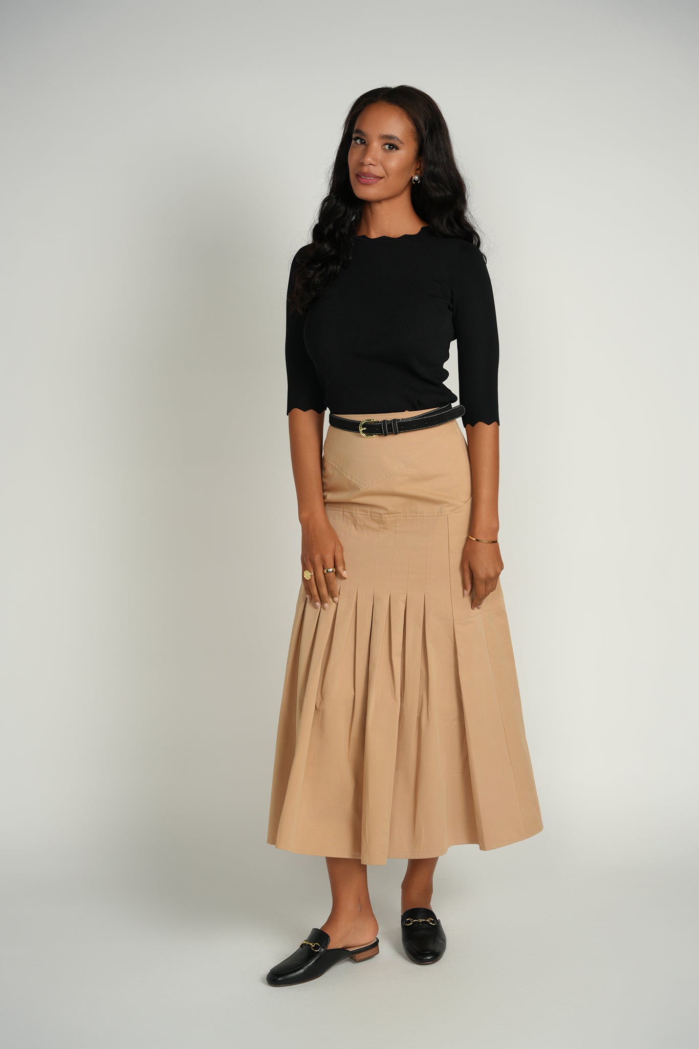 Tailored Pleat Skirt