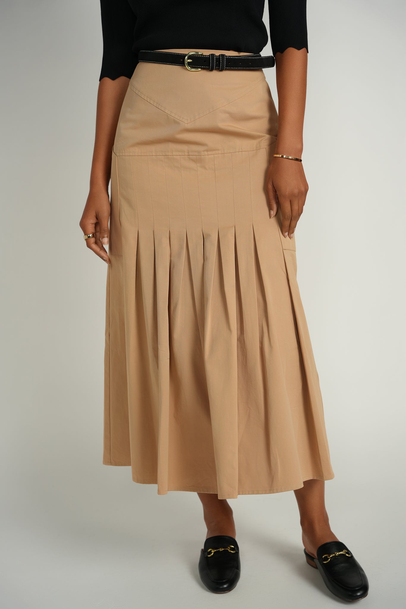Tailored Pleat Skirt